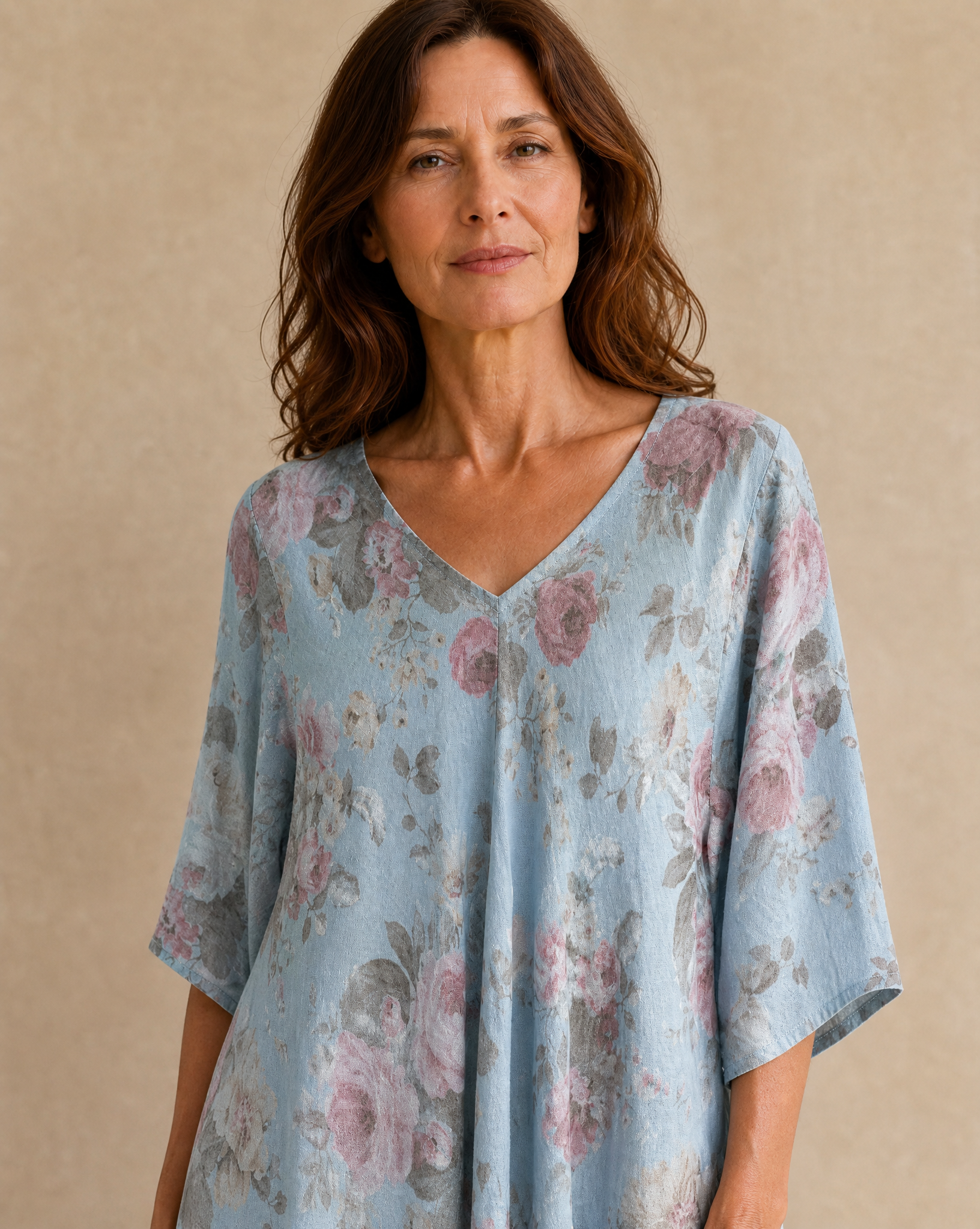 Vestido Magic Estampado Celeste