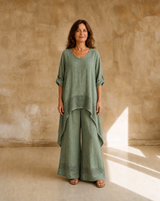 Blusa Ámbar Verde Seco