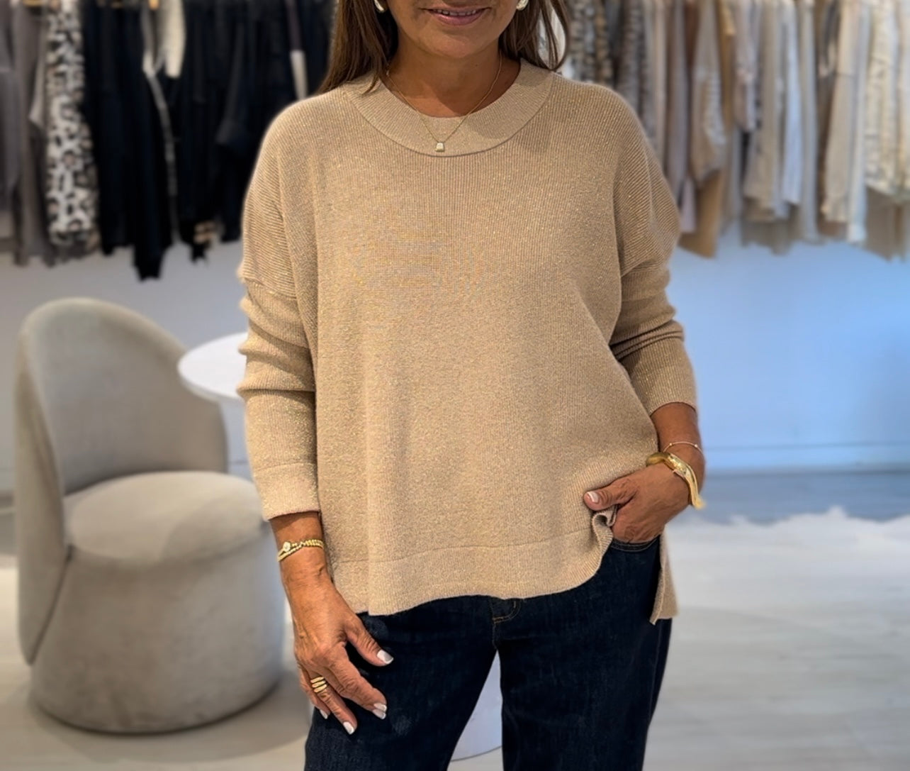 Sweater Gaia Camel