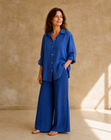Camisa Pocket Azul Francia