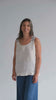 Musculosa Rayas Back Blanca