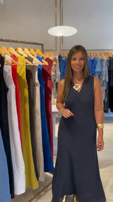 Vestido Mandi Azul Marino