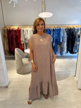 Vestido Ana Liso Visón