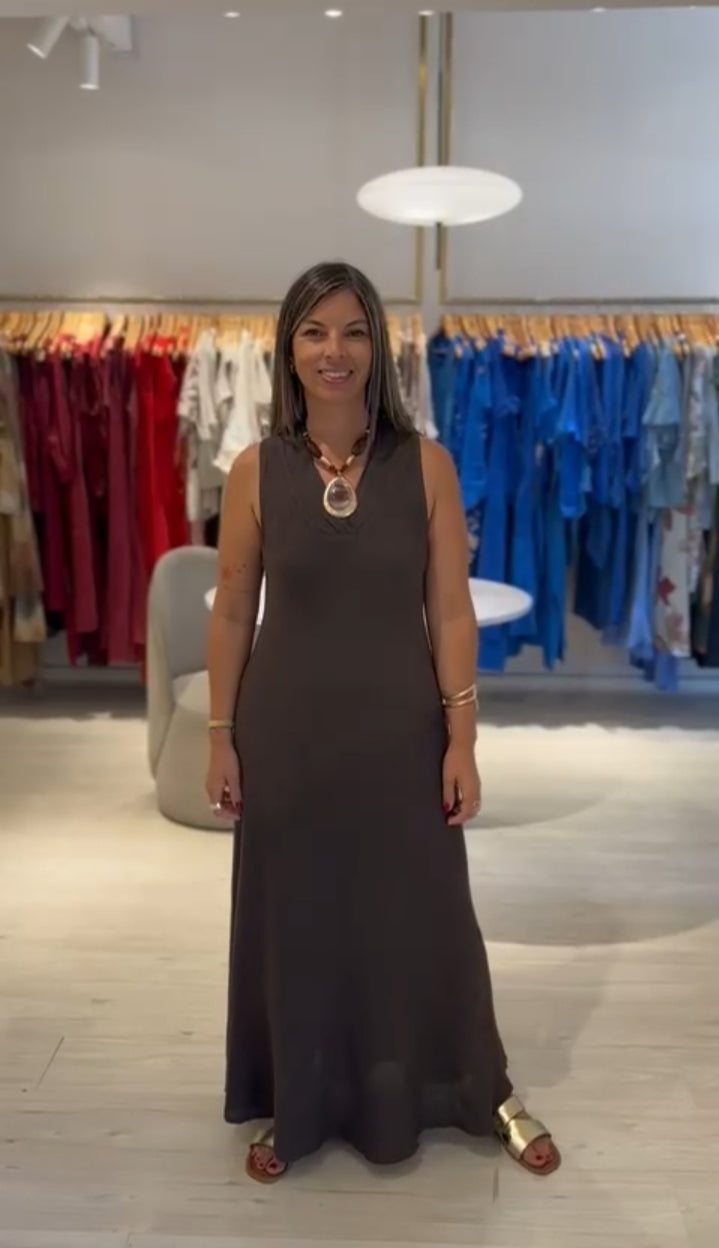 Vestido Mandi Chocolate