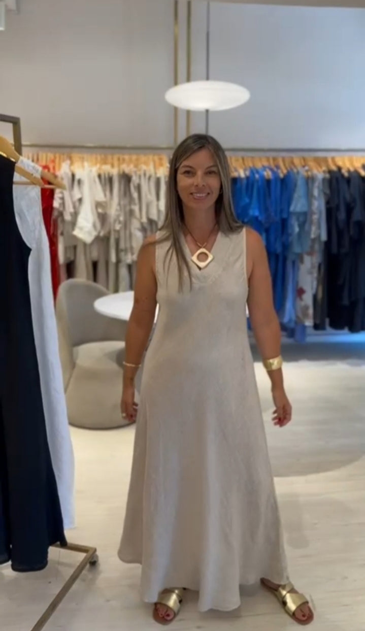 Vestido Mandi Beige