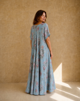 Vestido Magic Estampado Celeste