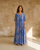 Vestido Magic Estampado Azul