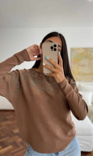 Sweater Estrella Chocolate