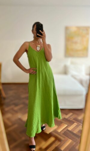 Vestido Bianca verde