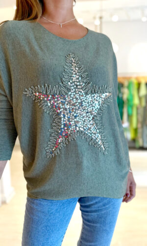 Sweater Estrella – Verde